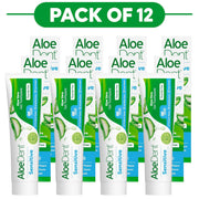 Aloe Dent Sensitive Aloe Vera Gel Toothpaste 100ml Pack of 12