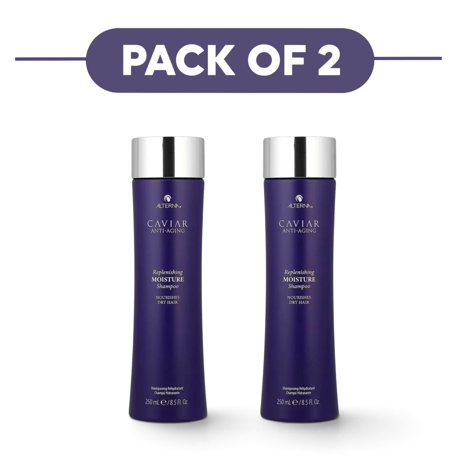 Alterna CAVIAR Replenishing Moisture Shampoo 250ml Pack of 2