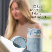 How to Use: Arella vegan collagen sachet opening and drinking liquid supplement 30ml
