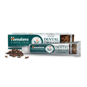 Himalaya Ayurvedic Dental Cream with Clove Oil, toothpaste tube packaging, clove flavour, 100g