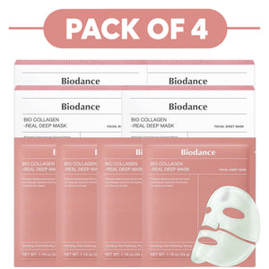 Biodance Bio Collagen Real Deep Hydrogel Face Mask 4 Sheets Pack of 4