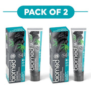 Biomed Triple Charcoal Natural Whitening Toothpaste 100g Pack of 2