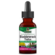 Nature’s Answer Bladderwrack thallus liquid extract low alcohol 30ml bottle front label