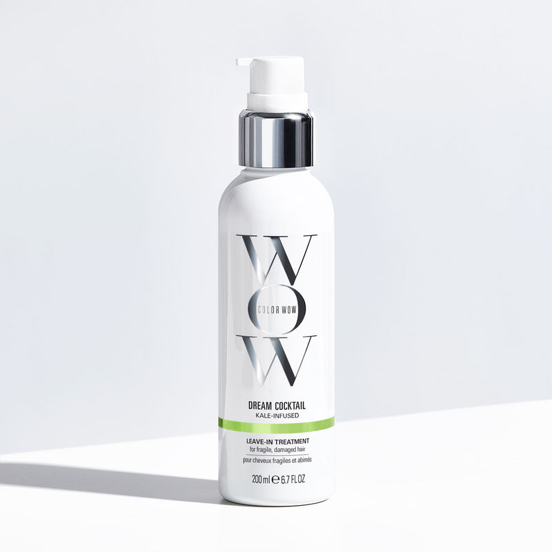 Color Wow Dream Cocktail Kale-Infused Leave-In Treatment bottle, 200ml.