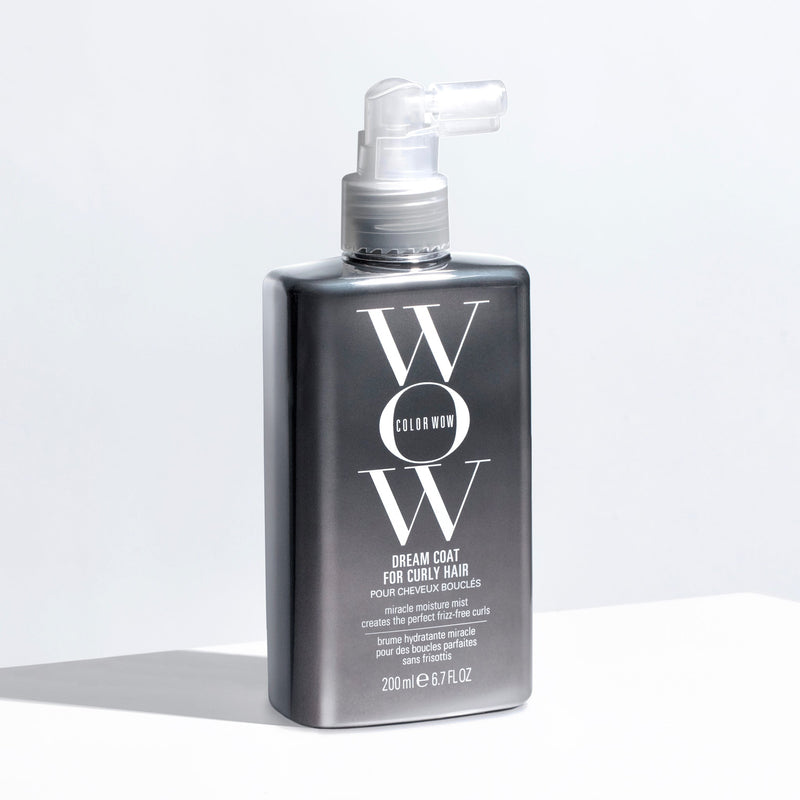 Color Wow Dream Coat for Curly Hair 200ml styling spray bottle.
