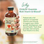 ChildLife Essentials Liquid Multivitamin kids liquid supplement orange mango flavour 237ml