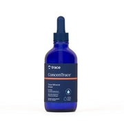 Front Image: Trace Minerals ConcenTrace trace mineral drops liquid glass bottle 118ml