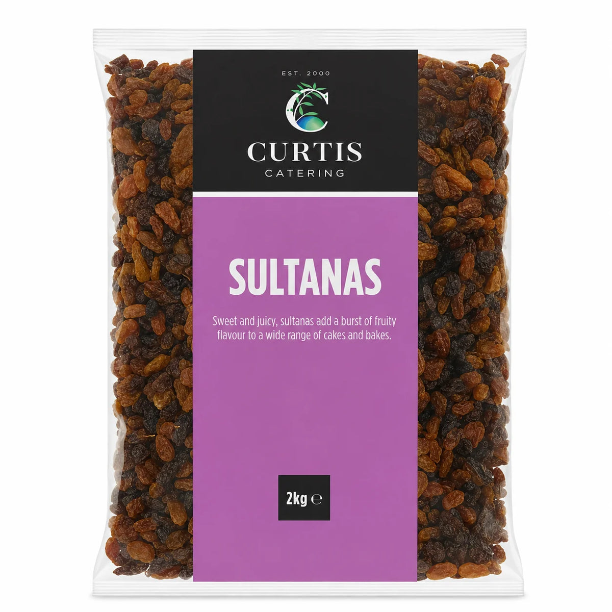 Curtis Catering Sweet & Juicy Sultanas 2kg bag