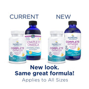 Nordic Naturals Complete Omega-3 Blend - EPA DHA GLA - Lemon Flavour old & new packaging
