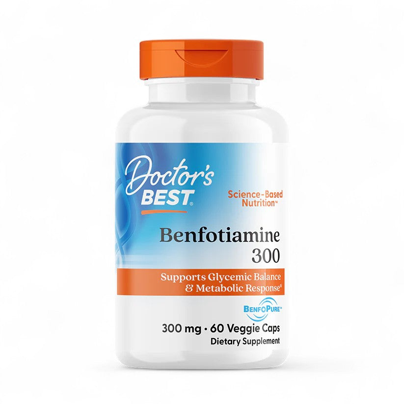 Doctor's Best Benfotiamine 300 – 300mg, 60 Veggie Capsules