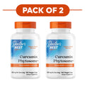 Doctor's Best Curcumin Phytosome 1000mg 180 Veggie Capsules Pack of 2