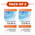 Doctor's Best Double-Strength SAM-e 400mg 60 Tablets Pack of 2