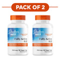 Doctor's Best Fully Active Vitamin B12 1500mcg 180 Veggie Capsules Pack of 2