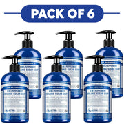 Dr. Bronner's Peppermint 4-in-1 Organic Sugar Soap 355ml Pack of 6