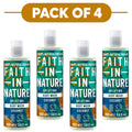 Faith In Nature Coconut Uplifting Body Wash 100ml Pack of 4