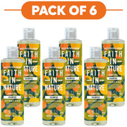 Faith In Nature Grapefruit & Orange Purifying Shampoo 400ml Pack of 6