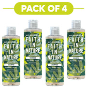 Faith In Nature Seaweed & Citrus Detoxifying Shampoo 400ml Pack of 4