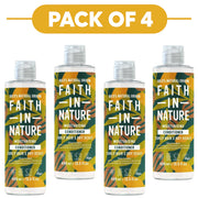 Faith In Nature Shea & Argan Moisturising Conditioner 400ml Pack of 4