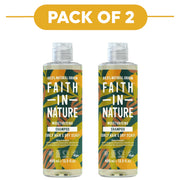 Faith In Nature Shea & Argan Moisturising Shampoo 400ml Pack of 2