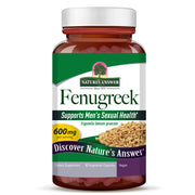 Nature’s Answer Fenugreek Seed vegetarian capsules 90 count bottle front view