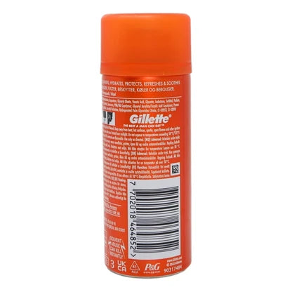 Gillette Fusion Sensitive Shave Gel with Almond Oil 75ml barcode packaging