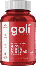 Goli Nutrition Apple Cider Vinegar Gummies 60 Count