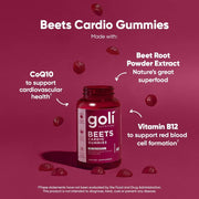 Goli Beets Cardio Gummies vegan supplement lifestyle image