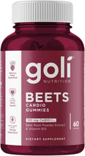 Goli Nutrition Beets Cardio Gummies 60 Count