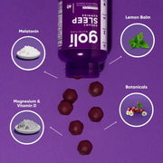 Goli Dreamy Sleep Gummies ingredient label 60 gummies