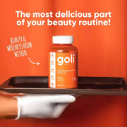 Goli Superfruits Gummies mixed fruit vegan supplement lifestyle image