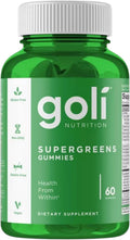 Goli Nutrition Supergreens Gummies 60 Count