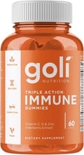 Goli Nutrition Triple Action Immune Gummies 60 Count