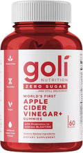 Goli Nutrition Zero Sugar Apple Cider Vinegar Gummies 60 Count