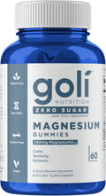 Goli Nutrition Zero Sugar Magnesium Gummies 260mg 60 Count