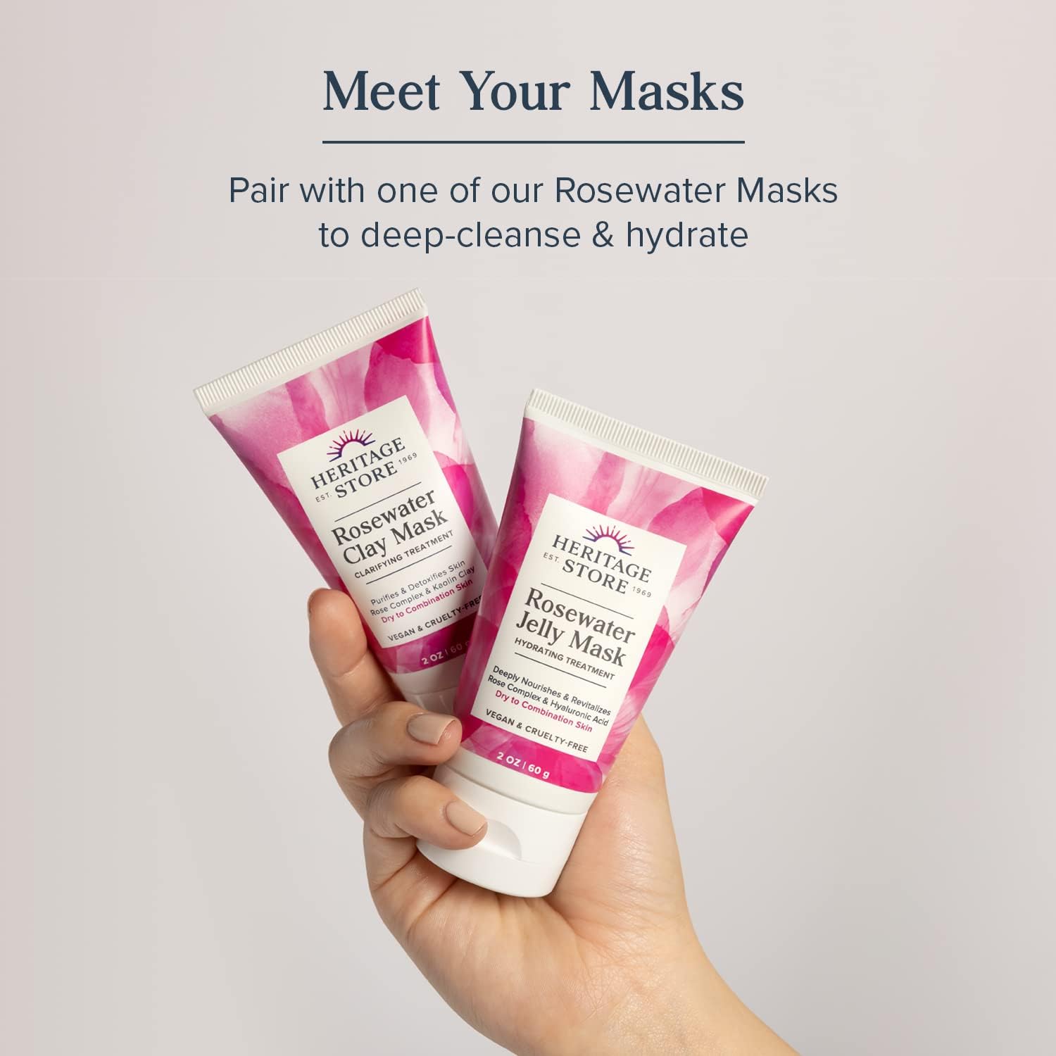 Heritage Store Rosewater Toner – 237ml Refreshing & Hydrating Toner for Balanced, Radiant Skin