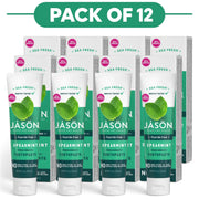 Jason Sea Fresh Fluoride Free Spearmint Toothpaste 119g Pack of 12
