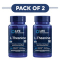 Life Extension L-Theanin 200 mg - Glutenfrei, gentechnikfrei, vegetarisch - 60 Kapseln