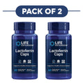 Life Extension Lactoferrin 60 Vegetarian Capsules Pack of 2
