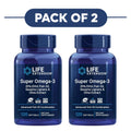 Life Extension Super Omega-3 Fischöl mit Olivenextrakt – 120 Weichkapseln