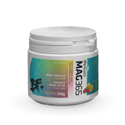 MAG365 BF Plus Calcium powder tub, raspberry lemon flavour, 210g.