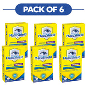 MacuShield Original Plus Chewable Bilberry 30 Tablets Pack of 6