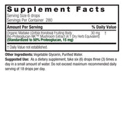 Nature’s Answer Bio-Pro Maitake liquid extract supplement facts 60ml box