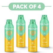 Mitchum Women's 48H Pure Fresh Antiperspirant Aerosol 200ml Pack of 4