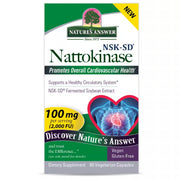 Nature’s Answer Nattokinase Enzyme Capsules - 60 Vegetarian Capsules