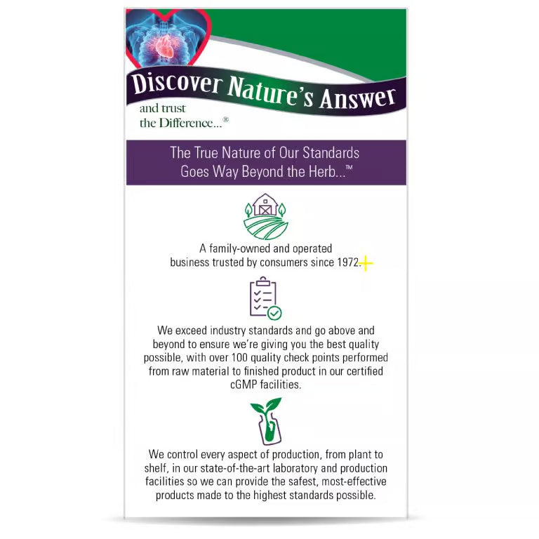 Nature’s Answer Nattokinase Enzyme Capsules - 60 Vegetarian Capsules