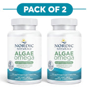 Nordic Naturals Algae Omega Plant-Based EPA & DHA 120 Soft Gels Pack of 2