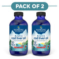 Nordic Naturals Arctic Cod Liver Oil Strawberry 237ml Pack of 2