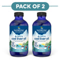 Nordic Naturals Arctic Cod Liver Oil Unflavoured 237ml Pack of 2