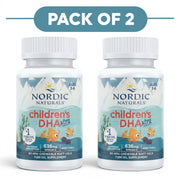 Nordic Naturals Children's DHA Xtra 636mg 90 Mini Chewable Soft Gels Pack of 2