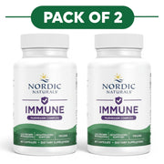 Nordic Naturals Immune Mushroom Complex 60 Capsules Pack of 2